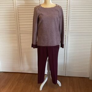 Talbots Maroon straight leg pants